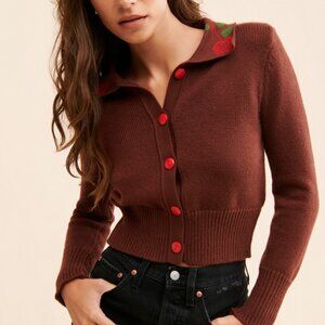 Lisa Says Gah Battenberg Cardigan